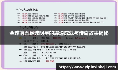 全球前五足球明星的辉煌成就与传奇故事揭秘